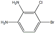 4-broMo-3-chlorobenzene-1,2-diaMine 结构式