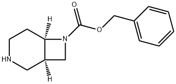 (1R,6R)-7-CBZ-3,7-二氮杂双环[4.2.0]辛烷 结构式