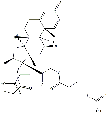 二丙酸倍氯米松杂质E 结构式