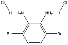 3,6-二溴-1,2-苯二胺双盐酸盐 结构式