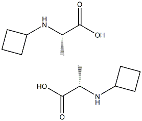 DL-Cyclobutylalanine DL-Cyclobutylalanine 结构式