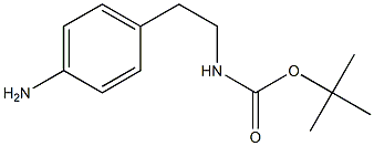 tert-butyl 4-aMinophenethylcarbaMate 结构式