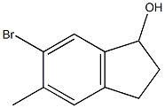 6-BroMo-2,3-dihydro-5-Methyl-1H-inden-1-ol 结构式