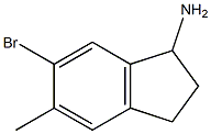 6-BroMo-5-MethylindanylaMine 结构式