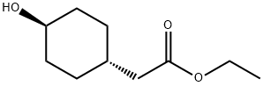 乙基2 - ((1R,4R)-4-羟基环己基)乙酸乙酯 结构式