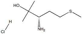 (S)-3-AMino-2-Methyl-5-(Methylthio)-2-pentanol hydrochloride 结构式