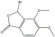 3-broMo-4,5-diMethoxyisobenzofuran-1(3H)-one 结构式