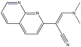 (Z)-3-(diMethylaMino)-2-(1,8-naphthyridin-2-yl)acrylonitrile 结构式
