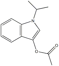 Acetic acid 1-isopropyl-1H-indol-3-yl ester 结构式