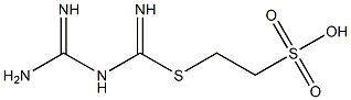 2-[[(Guanidino)(iMino)Methyl]sulfanyl]ethanesulfonic Acid 结构式