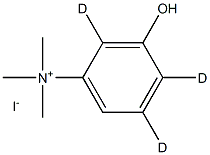 M-HydroxytriMethylaniliniuM-d3 Iodide 结构式