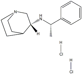 (R)-N-((S)-1-phenylethyl)quinuclidin-3-aMine (dihydrochloride) 结构式