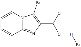 3-BroMo-2-dichloroMethyl-iMidazo[1,2-a]pyridine hydrobroMide 结构式