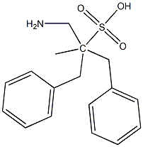 1-aMino-2-benzyl-2-Methyl-3-phenylpropane-2-sulfonic acid 结构式