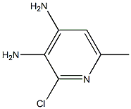 2-chloro-6-Methylpyridine-3,4-diaMine 结构式