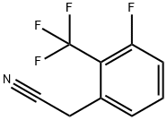 3-氟-2-(三氟甲基)苯乙腈 结构式