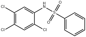 N-(2,4,5-三氯苯)苯磺酰胺 结构式