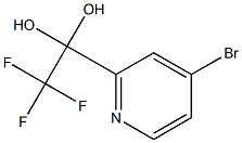 1-(4-BroMo-pyridin-2-yl)-2,2,2-trifluoro-ethane-1,1-diol 结构式