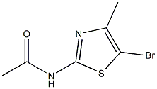 N-(5-BroMo-4-Methyl-thiazol-2-yl)-acetaMide 结构式