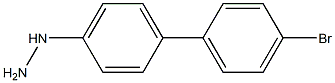 4-溴-4'-联氨基联苯 结构式