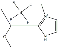 1-乙基甲基醚-3-甲基咪唑四氟硼酸盐 结构式
