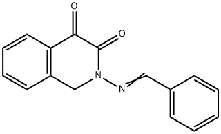 2-(苄亚甲氨基)-1,2-二氢异喹啉-3,4-二酮 结构式