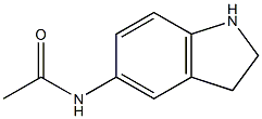 N-(2,3-Dihydro-1H-indol-5-yl)-acetaMide 结构式