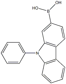 n-phenyl-9h-carbazol-2-yl boronic acid 结构式