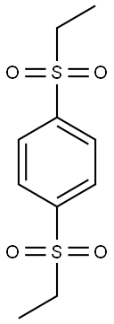 1,4-二(乙磺基)甲苯 结构式