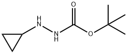 2-环丙基肼-1-羧酸叔丁酯 结构式