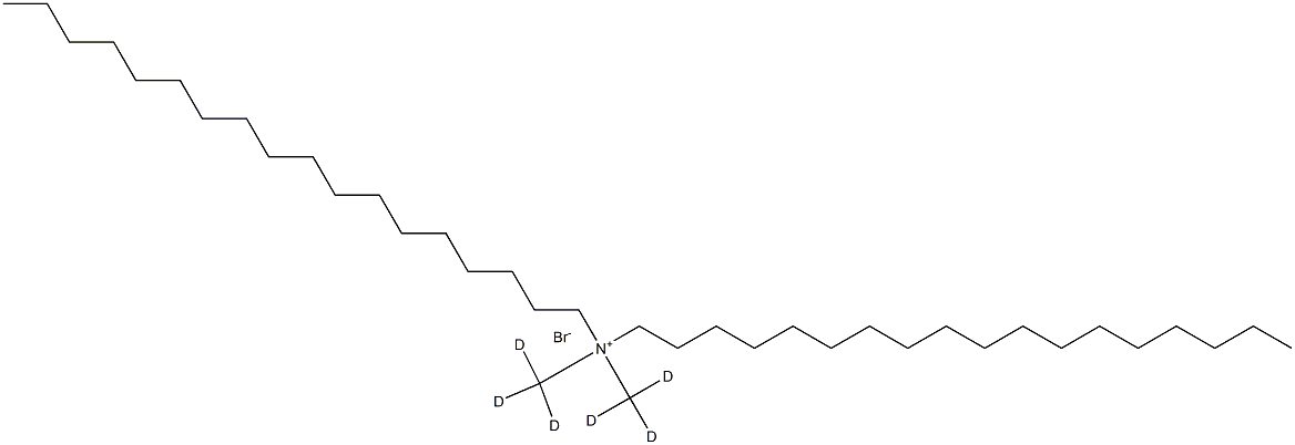 DiMethyl-d3-dioctadecylaMMoniuM BroMide 结构式