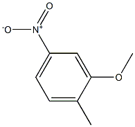 2-甲基-5-硝基苯甲醚 结构式