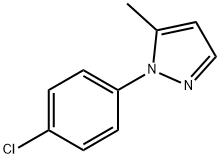 1 - (4 -氯苯基)- 5 -甲基- 1H -吡唑 结构式