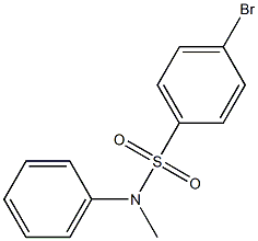 4-溴-N-甲基-N-苯苯磺酰胺,97% 结构式