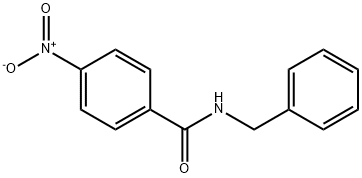 N-苄基-4-硝基苯甲酰胺 结构式