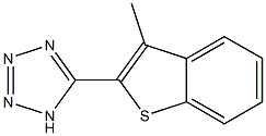 5-(3-METHYLBENZO[B]THIOPHEN-2-YL)-1H-TETRAZOLE 结构式