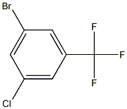 3-溴-5-三氟甲基氯苯 结构式