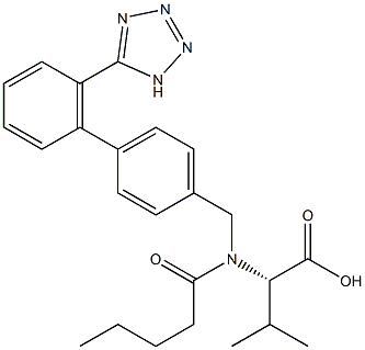 缬沙坦峰值检测 结构式