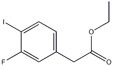 3-氟-4-碘苯乙酸乙酯 结构式