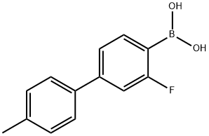 3-氟-4'-甲基-4-联苯硼酸 结构式