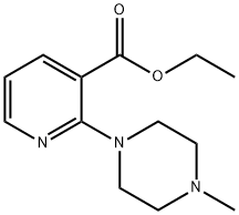 Ethyl 2-(4-Methylpiperazin-1-yl)nicotinate 结构式