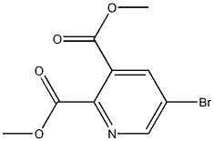 5-溴-吡啶-2,3-二甲酸二甲酯 结构式