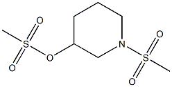 1-(Methylsulfonyl)piperidin-3-yl Methanesulfonate 结构式