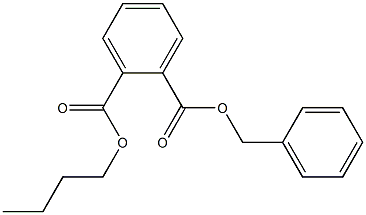 Butyl benzyl phthalate Solution 结构式