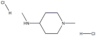 1-Methyl-4-(methylamino)piperidine dihydrochloride 结构式