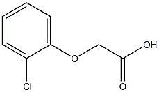 o-Chlorophenoxy acetic acid Solution 结构式