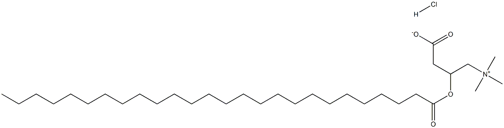 L-carnitine:HCl, O-hexacosanoyl 结构式