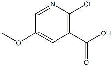 2-氯-5-甲氧基烟酸 结构式