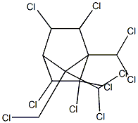 2,2,3-exo,5-endo,6-exo,8,9,9,10,10-Decachlorobornane 5 μg/mL in iso-Octane CERTAN 结构式