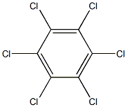 Hexachlorobenzene 100 μg/mL in Methylene chloride 结构式